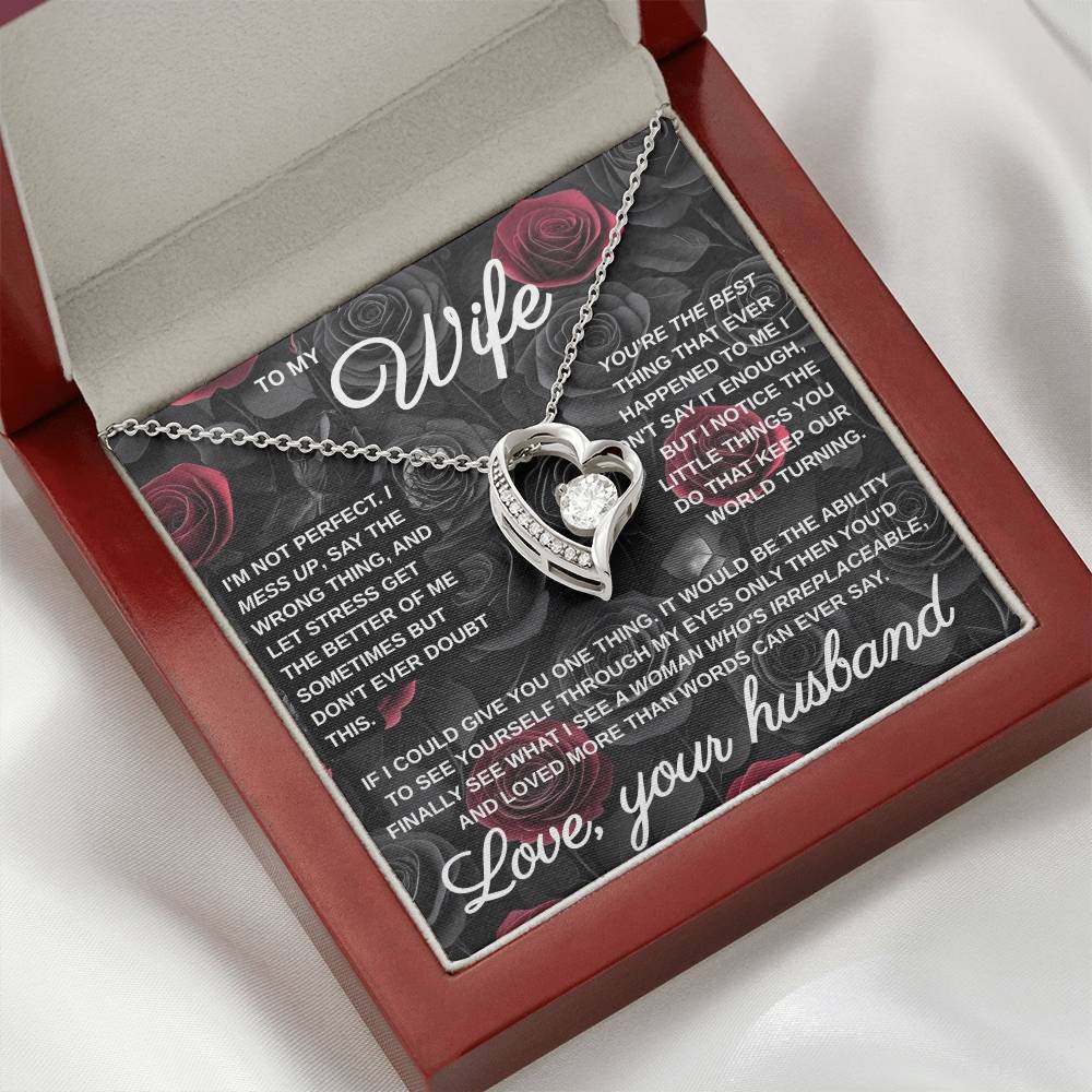 To Wife | You're The Best | Forever Love Necklace