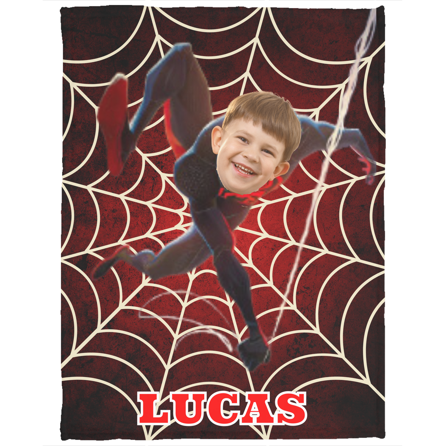 Cozy Custom Swinging Spiderman Blanket