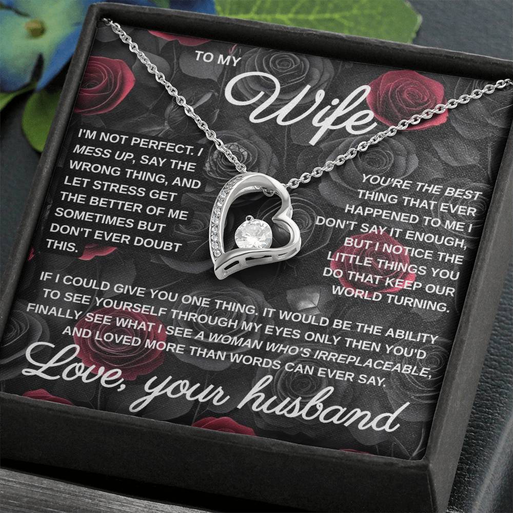 To Wife | You're The Best | Forever Love Necklace