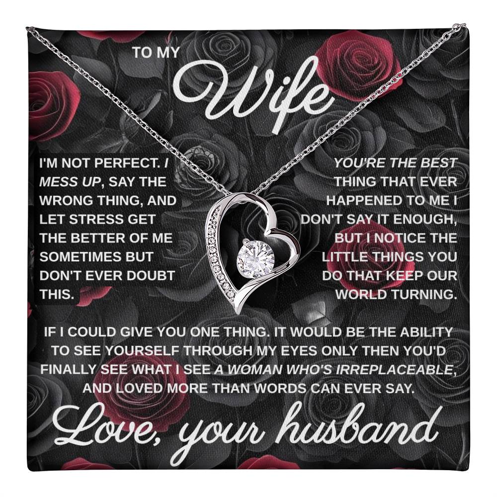 To Wife | You're The Best | Forever Love Necklace