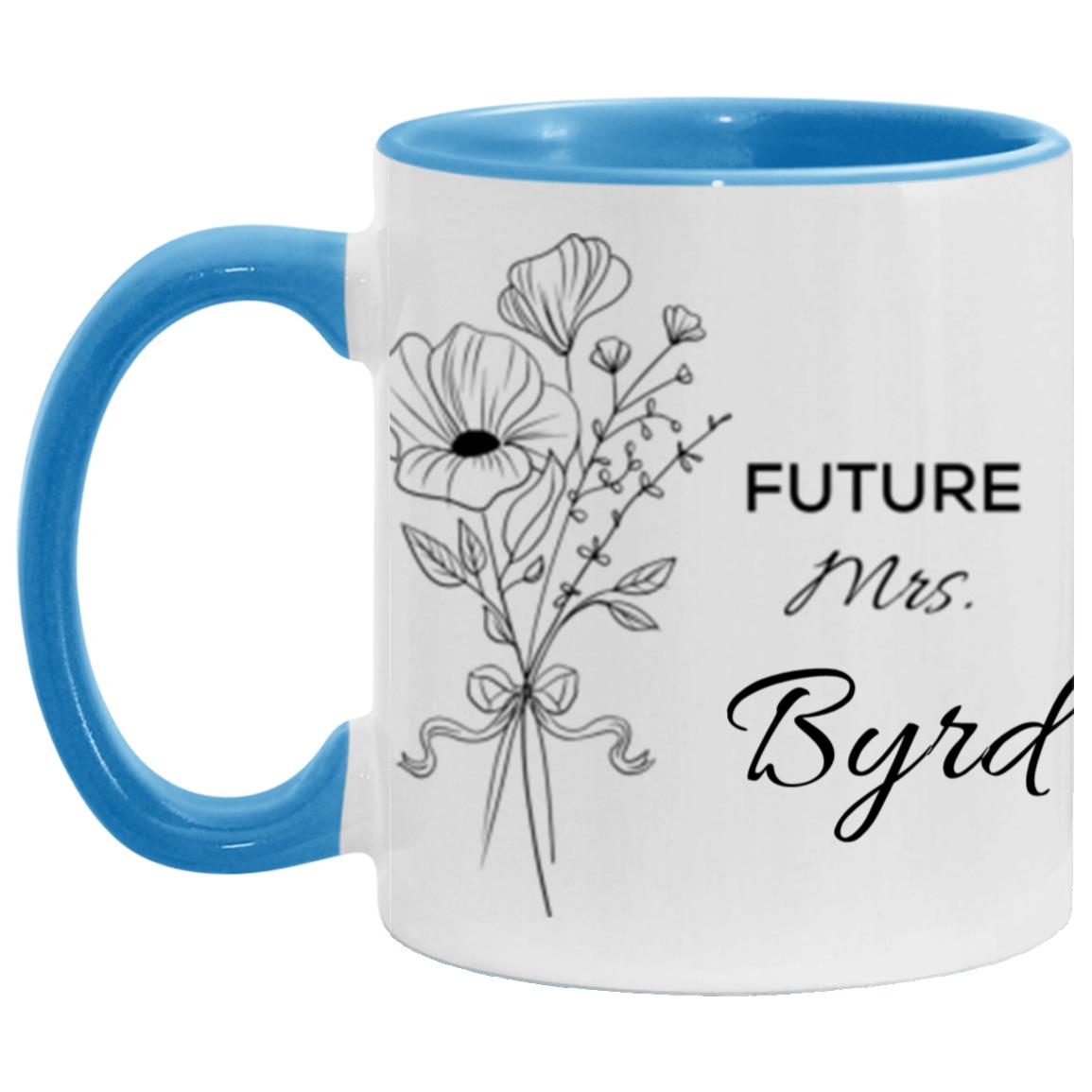 Personalized Future Mrs. Wrap 11oz Accent Mug