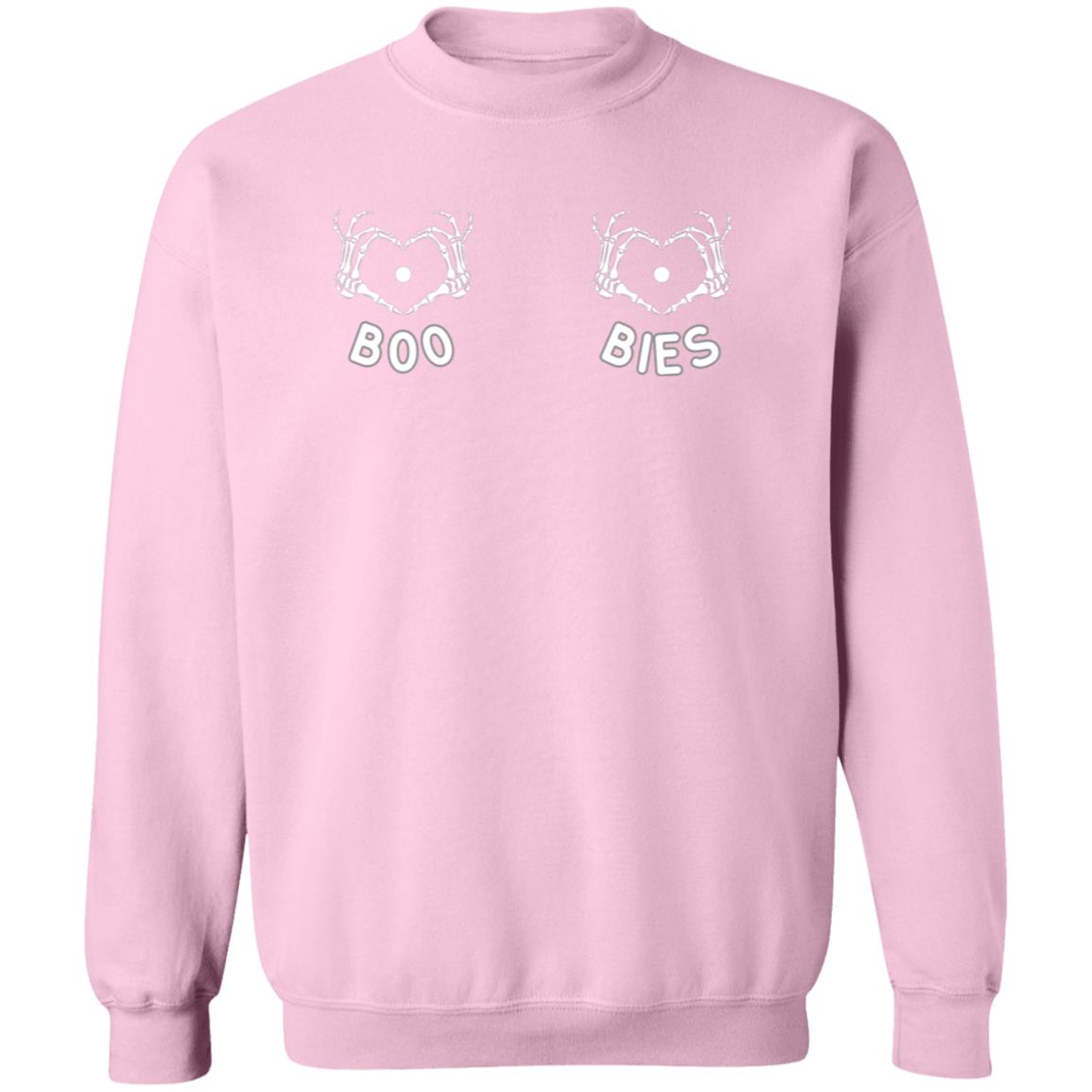 Cute Boo-Bies Heart Hands Sweatshirt