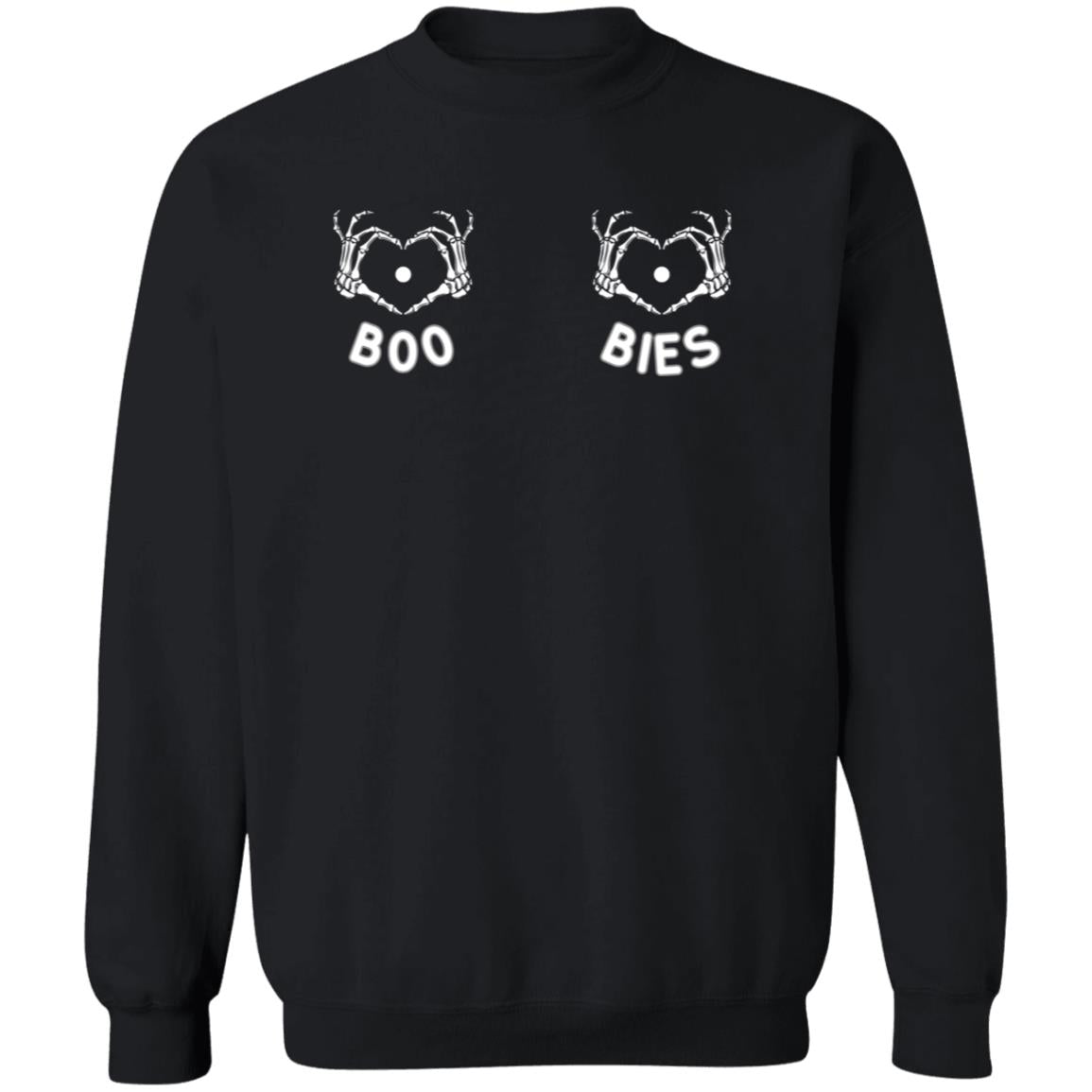 Cute Boo-Bies Heart Hands Sweatshirt