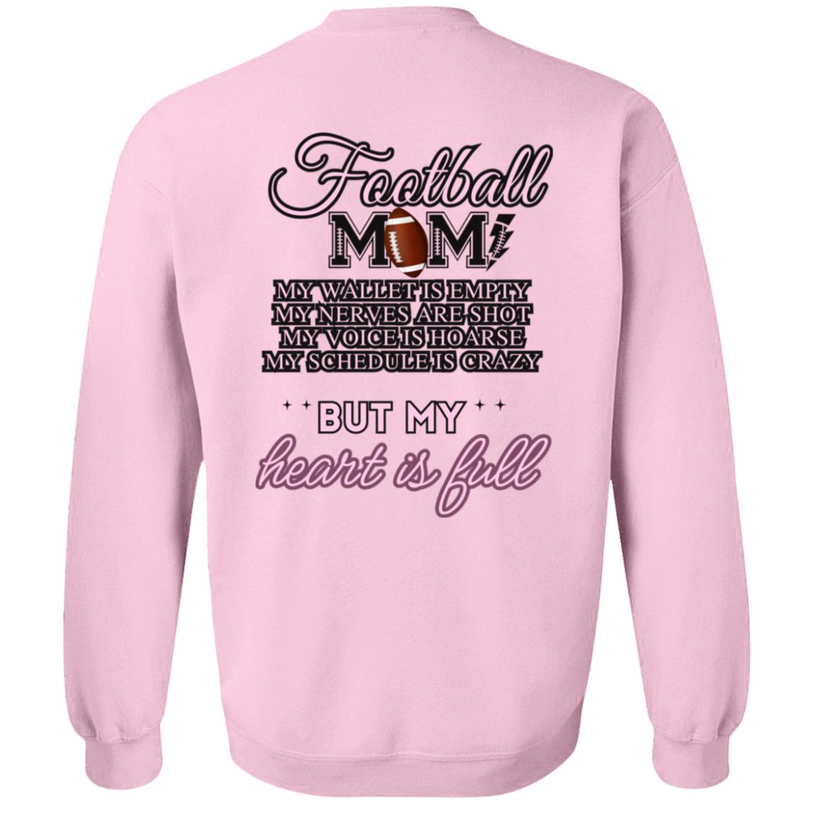 Fan 4 Life Football Mom Crewneck Sweatshirt