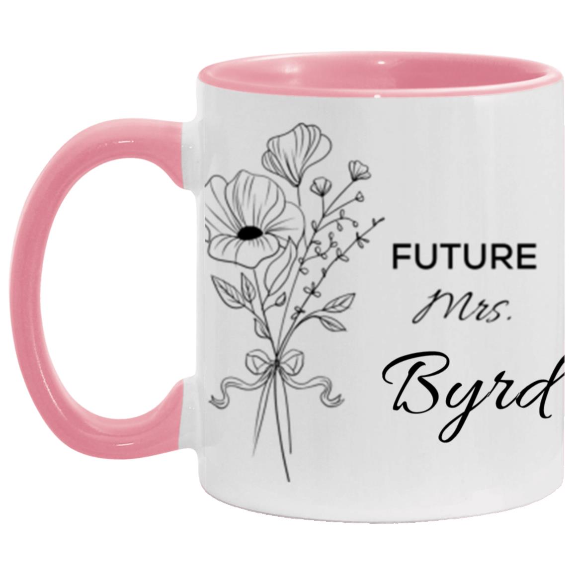 Personalized Future Mrs. Wrap 11oz Accent Mug