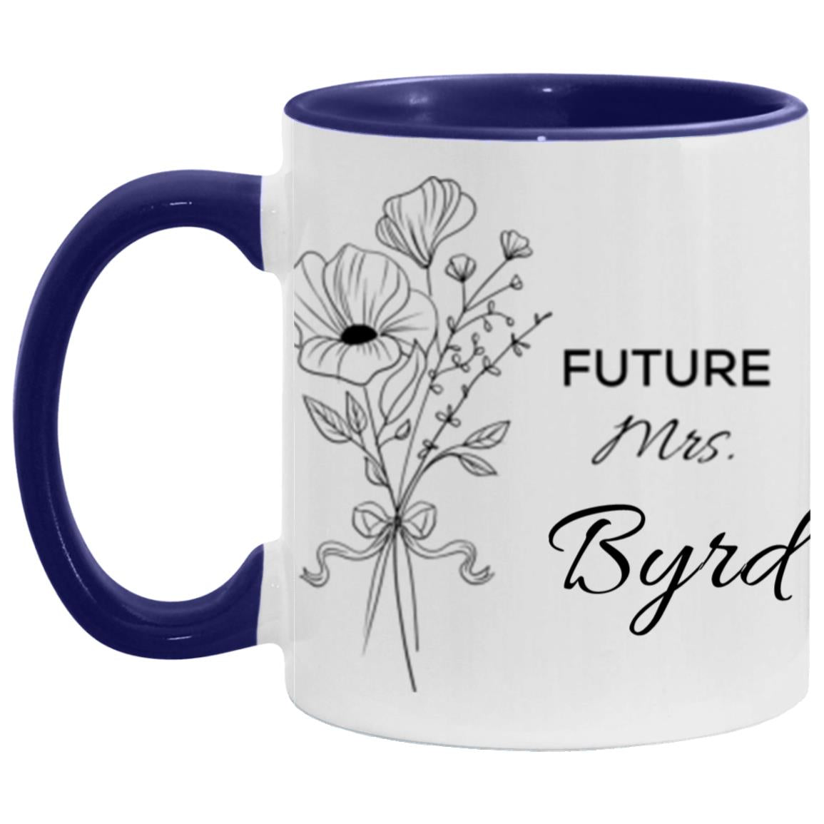 Personalized Future Mrs. Wrap 11oz Accent Mug