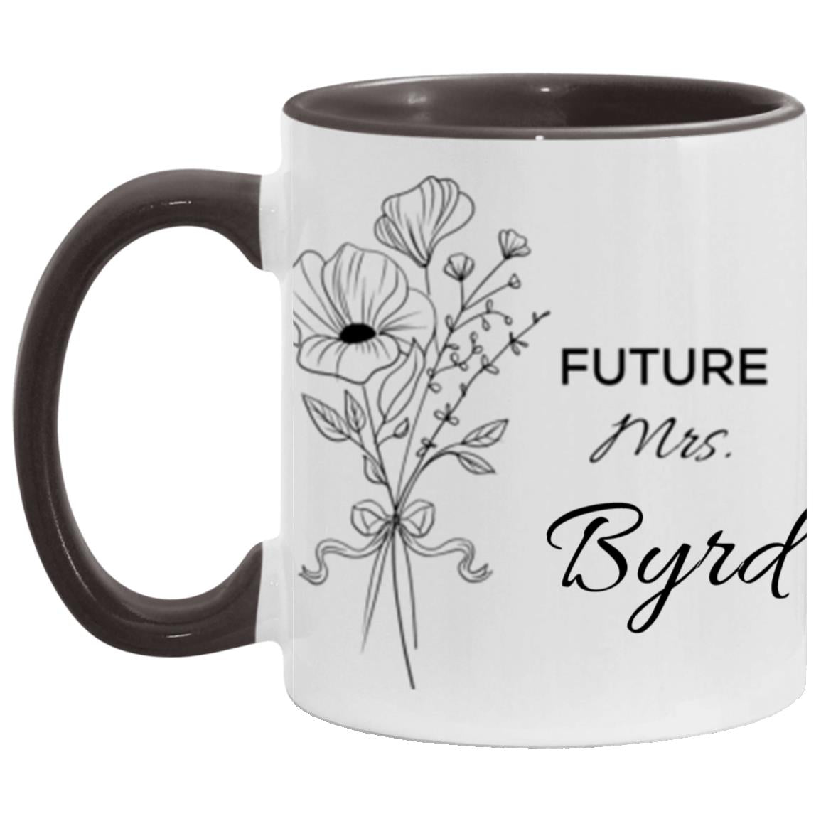 Personalized Future Mrs. Wrap 11oz Accent Mug