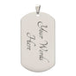 TO MY SON | MY BEST GIFT | PERSONALIZED DOG TAG CHAIN
