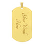 TO MY SON | MY BEST GIFT | PERSONALIZED DOG TAG CHAIN