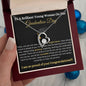 Brilliant Young Woman Graduation Forever Love Necklace Black