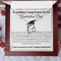 Brilliant Young Woman Graduation Forever Love Necklace