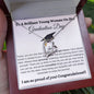 Brilliant Young Woman Graduation Forever Love Necklace