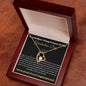Brilliant Young Woman Graduation Forever Love Necklace Black