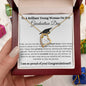 Brilliant Young Woman Graduation Forever Love Necklace