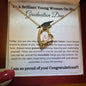 Brilliant Young Woman Graduation Forever Love Necklace
