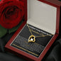 Brilliant Young Woman Graduation Forever Love Necklace Black