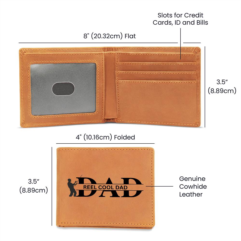 Reel Cool Dad Leather Wallet: A Father's Day Catch!