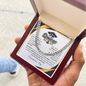 Graduation Gift Cuban Link Chain "In Every Step You Take, We're Always with You"
