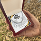Graduation Gift Cuban Link Chain "In Every Step You Take, We're Always with You"