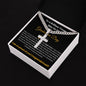 Brilliant Young Graduate Personalized Cross Blk