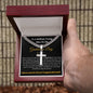 Brilliant Young Graduate Personalized Cross Blk