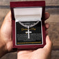 Brilliant Young Graduate Personalized Cross Blk