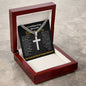 Brilliant Young Man Graduation Cross Chain