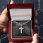 Brilliant Young Man Graduation Cross Chain