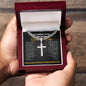 Brilliant Young Man Graduation Cross Chain