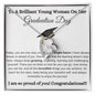 Brilliant Young Woman Graduation Forever Love Necklace