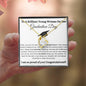Brilliant Young Woman Graduation Forever Love Necklace