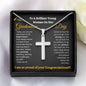 Brilliant Young Woman Graduation Forever Love Necklace Black