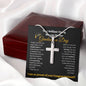Brilliant Young Woman Graduation Cross Necklace