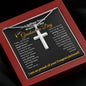 Brilliant Young Woman Graduation Cross Necklace