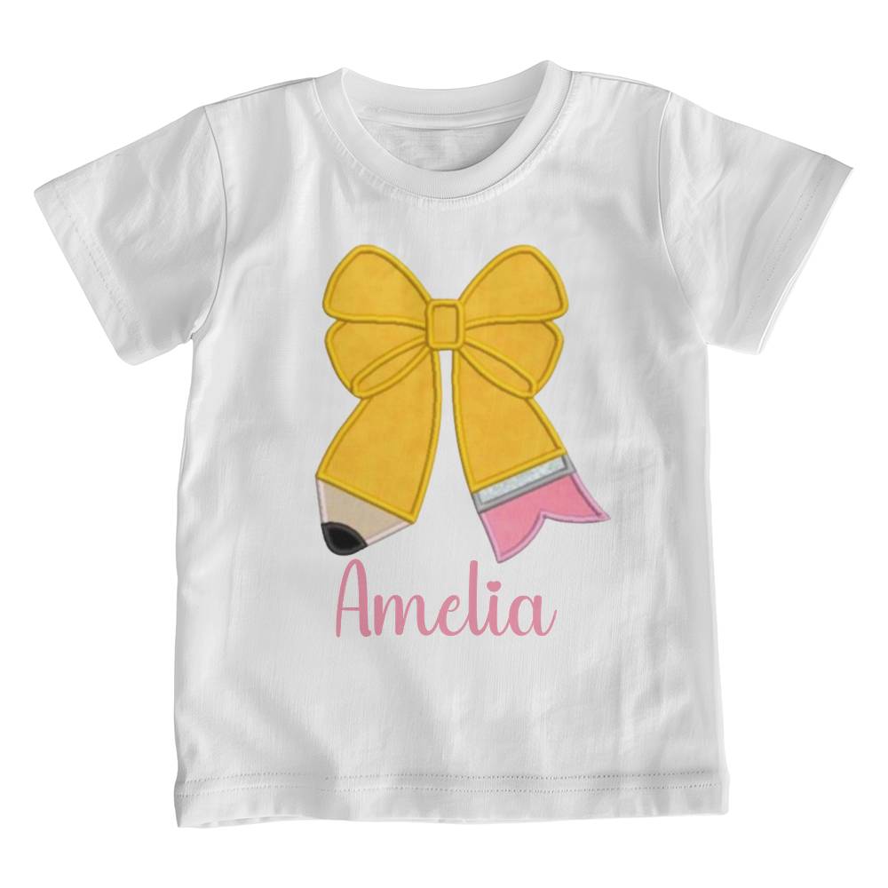 Bella + Canvas Pencil Perfect: Personalized Back-to-School Tee