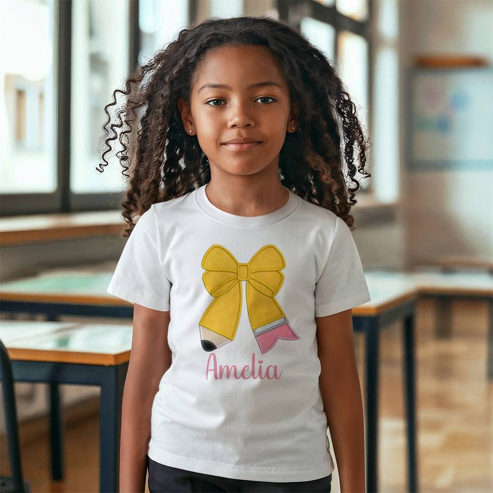 Bella + Canvas Pencil Perfect: Personalized Back-to-School Tee