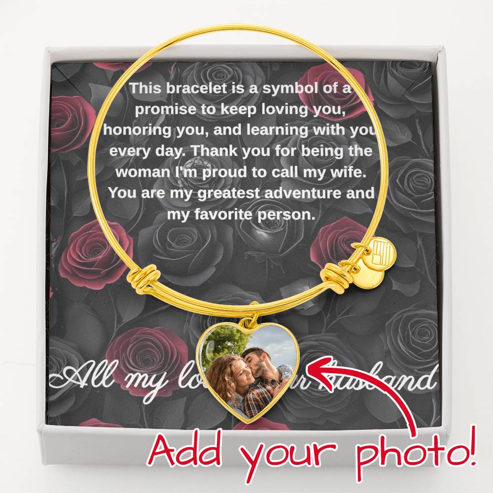 The "My Favorite Person" Custom Photo Bangle