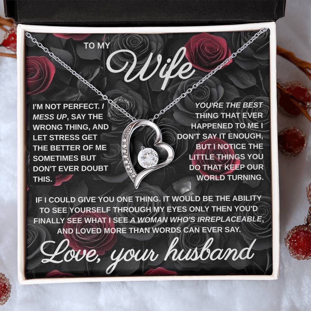 To Wife | You're The Best | Forever Love Necklace