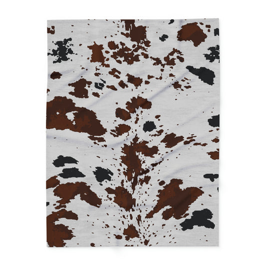 Cow Hide & Chic Blanket