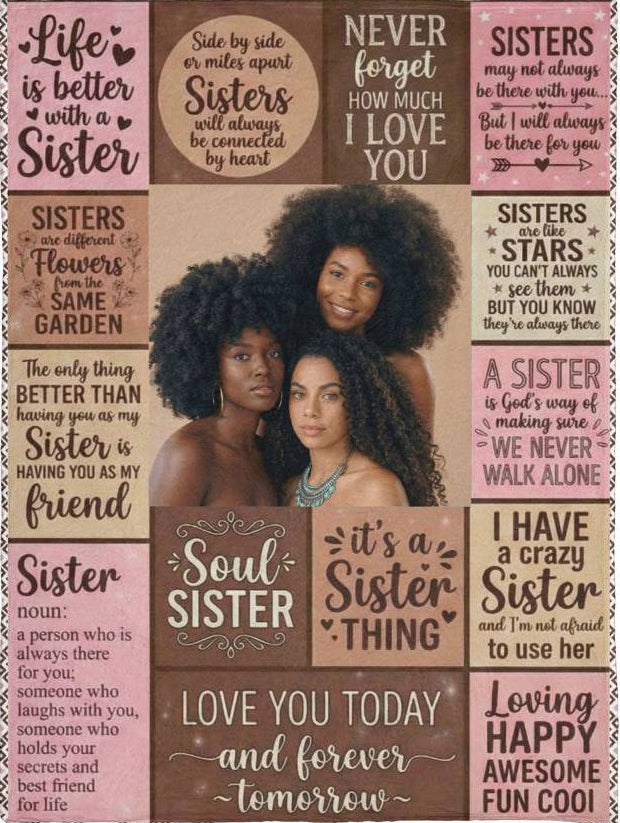 Custom Photo & Quotes Blanket: Connect Hearts While Miles Apart