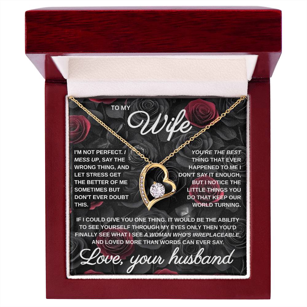To Wife | You're The Best | Forever Love Necklace