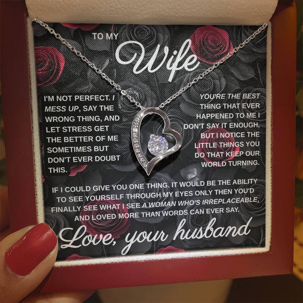 To Wife | You're The Best | Forever Love Necklace