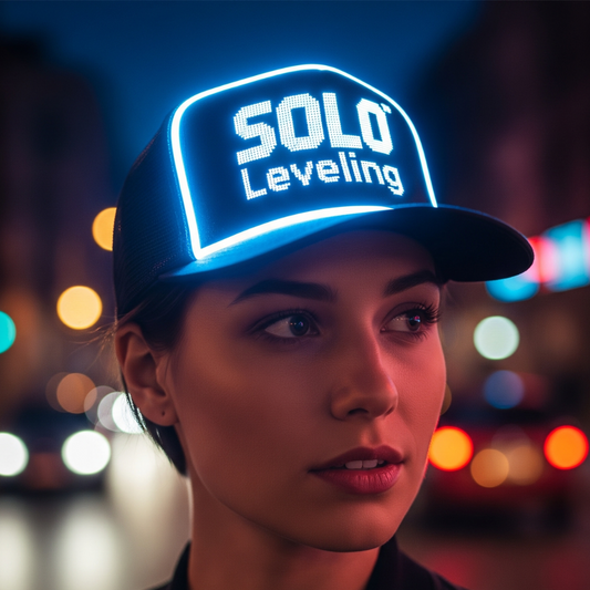 🧢 GlowUp Digital LED Cap 🧢