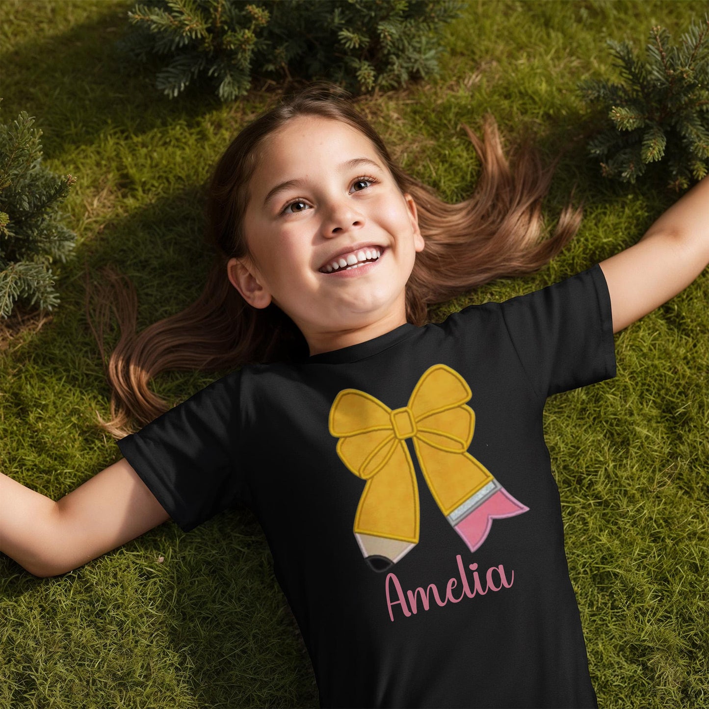 Bella + Canvas Pencil Perfect: Personalized Back-to-School Tee