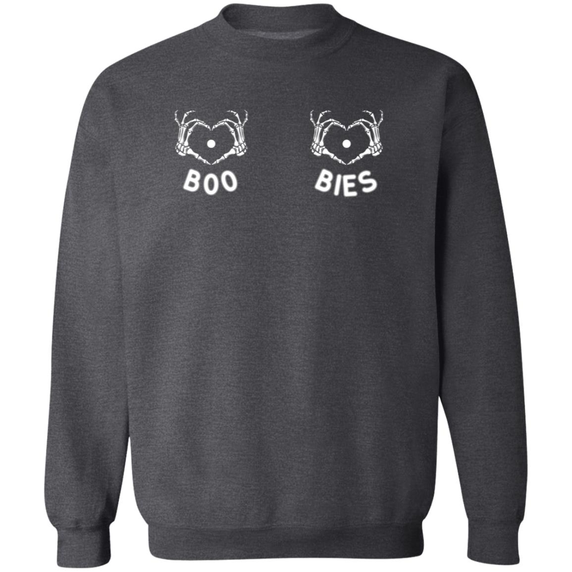 Cute Boo-Bies Heart Hands Sweatshirt