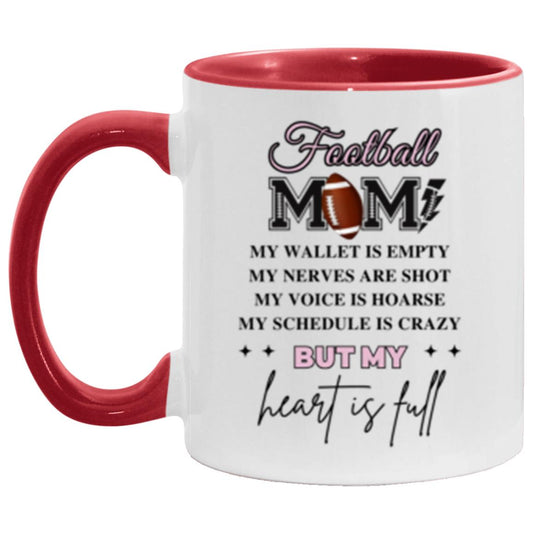 Forever Your Fan Mom Accent Color Mug