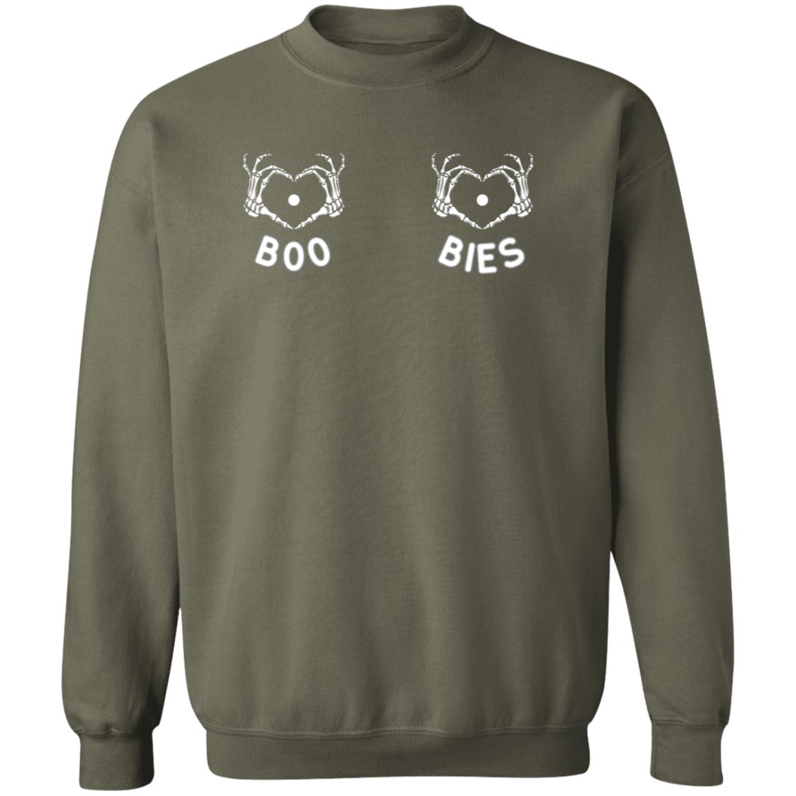 Cute Boo-Bies Heart Hands Sweatshirt