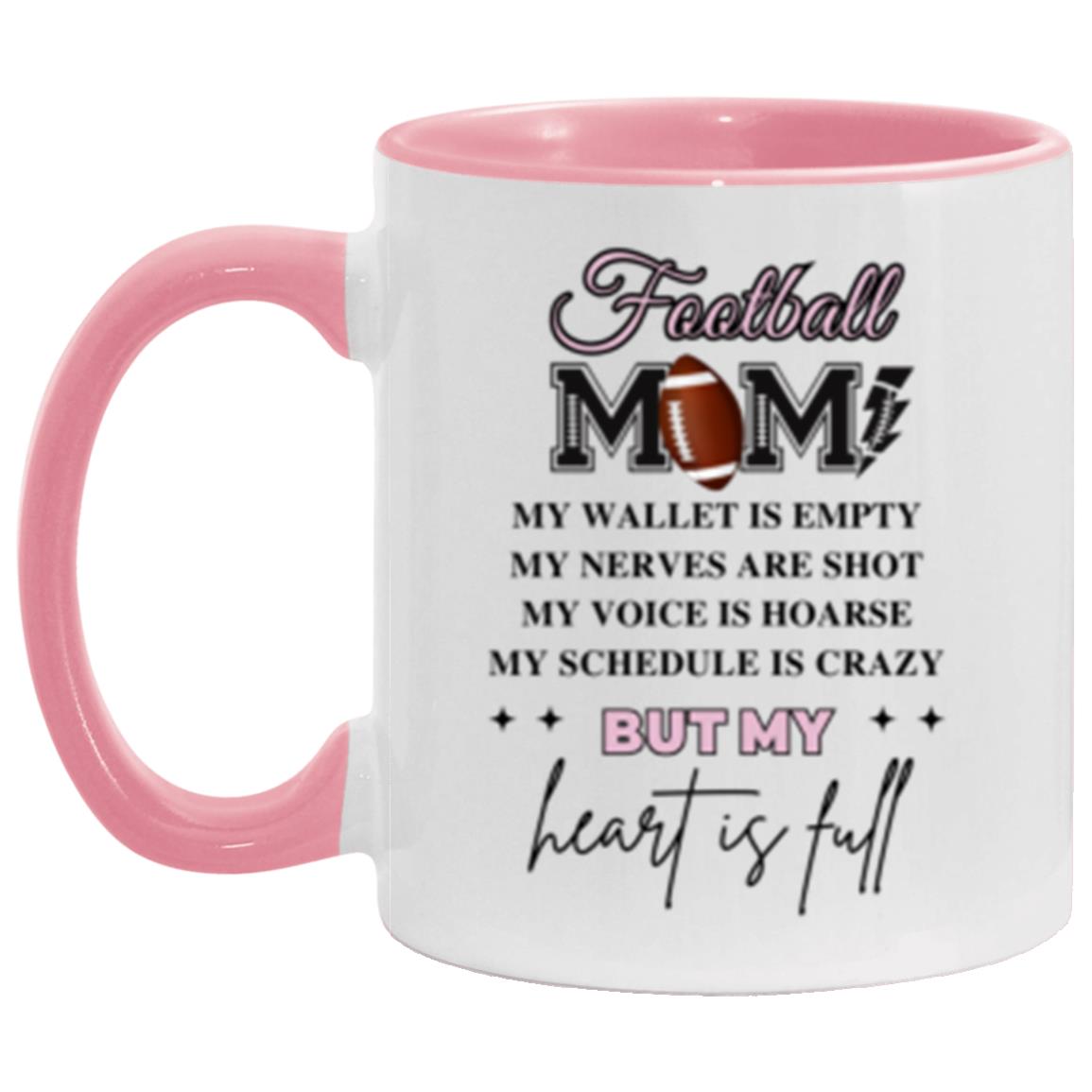 Forever Your Fan Mom Accent Color Mug