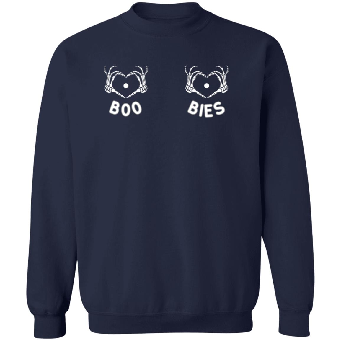 Cute Boo-Bies Heart Hands Sweatshirt