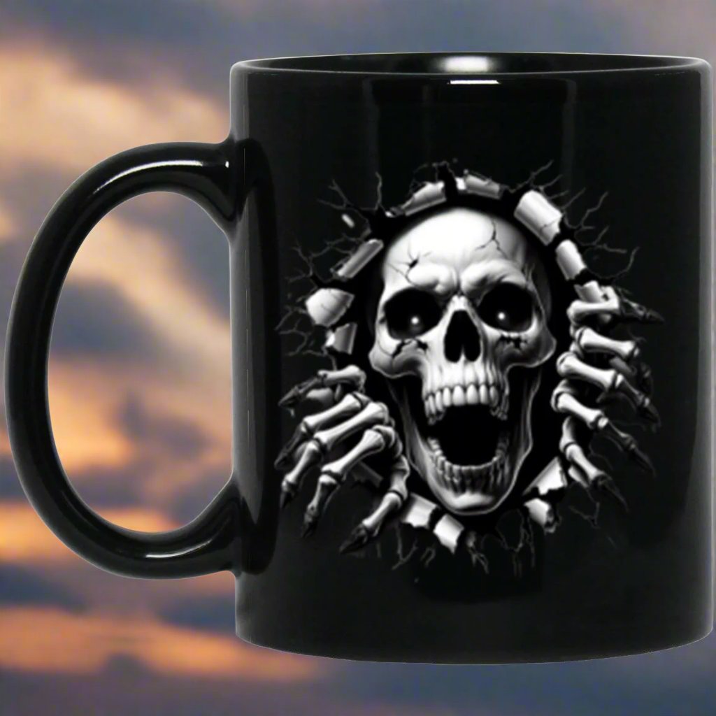 🦴💀The Abyss 11oz Black Mug New 🦴💀
